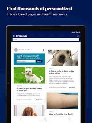 PetCoach Ask a vet online 24/7 android App screenshot 0