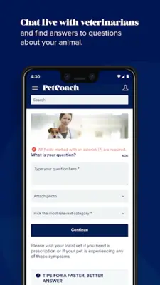 PetCoach Ask a vet online 24/7 android App screenshot 9