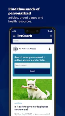 PetCoach Ask a vet online 24/7 android App screenshot 5